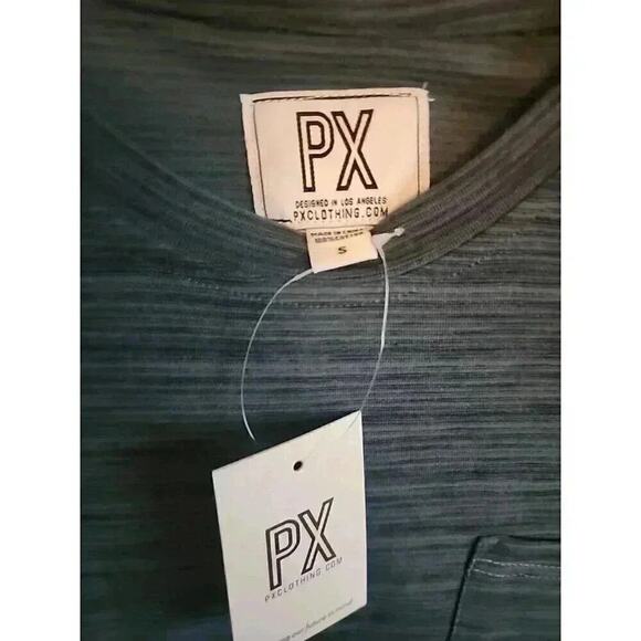PX Clothing Heather Medium Shirt Men’s Eco Friendly NWT CR6 Excellent Nice Soft - Picture 3 of 7